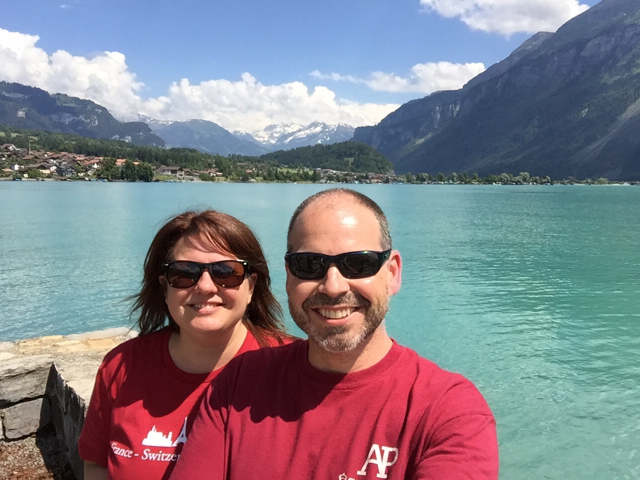 High speed trains, ultra-tall mountains, and rainy days in Switzerland